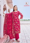 Guldasta By Alok Suit Mudaal Discharge Surat Dress Material Wholesale Market